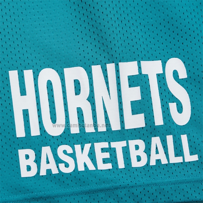 Pantalone Charlotte Hornets Mitchell & Ness Hardwood Classics Verde